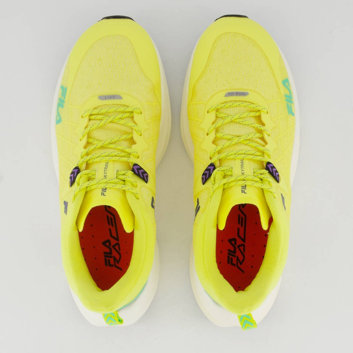 Tênis Fila Racer Skytrail Feminino Amarelo e Roxo Amarelo/Roxo 4
