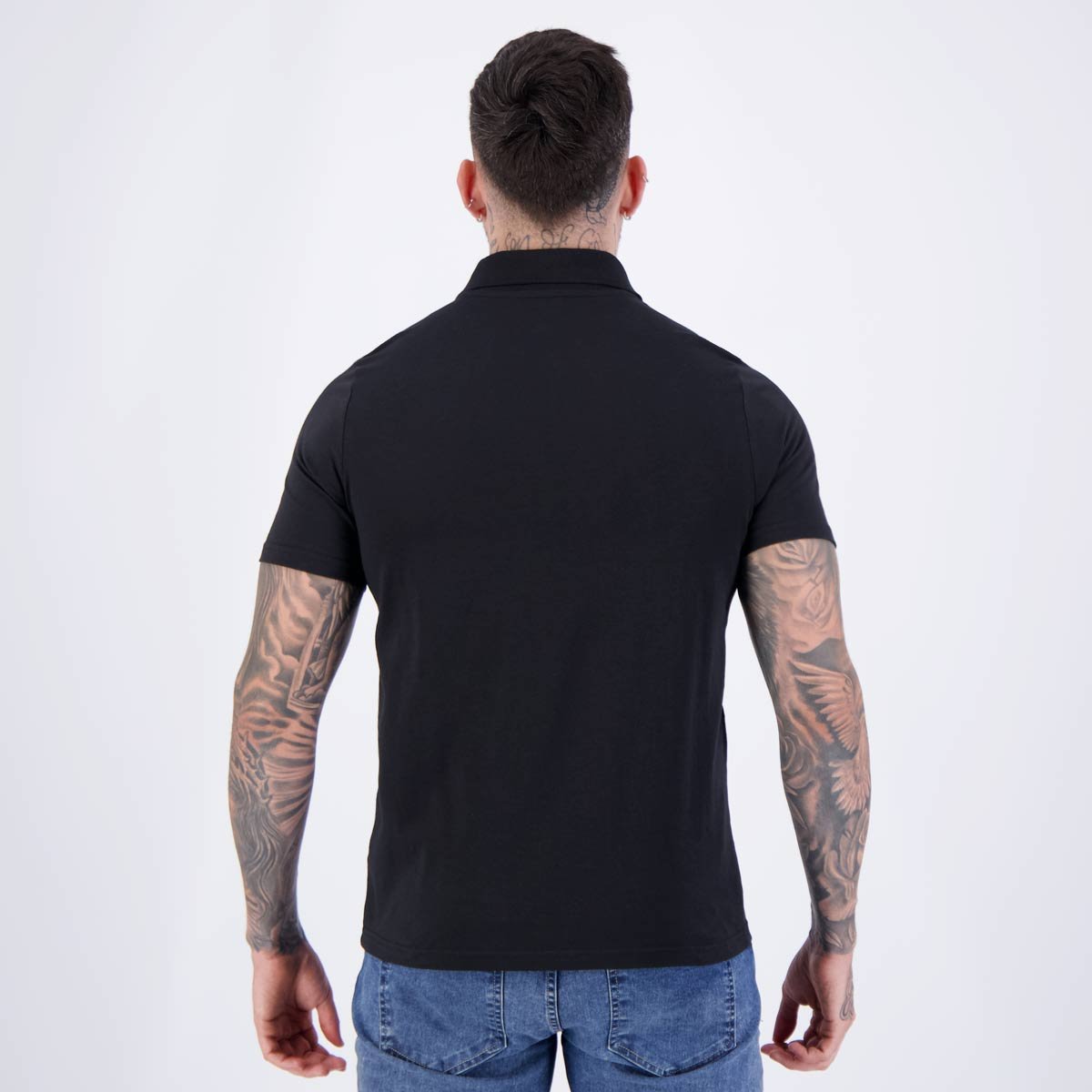 Polo Puma F1 ESS Logo Preta Preto 4