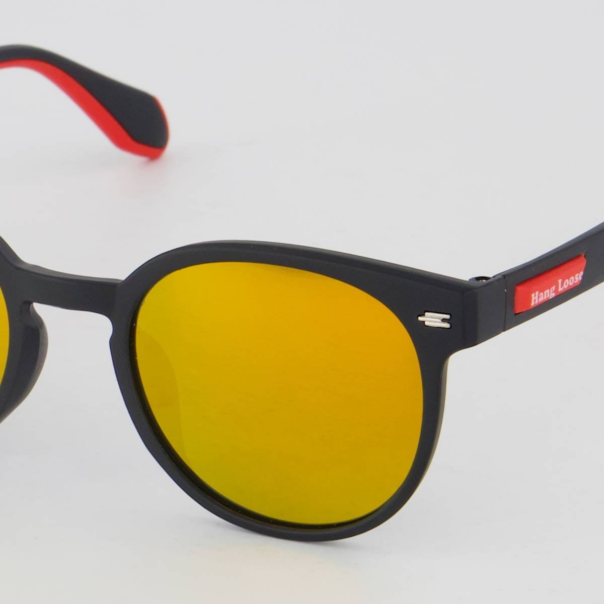 Óculos de Sol Hang Loose Symbole C4 Preto e Vermelho Preto/Vermelho 3