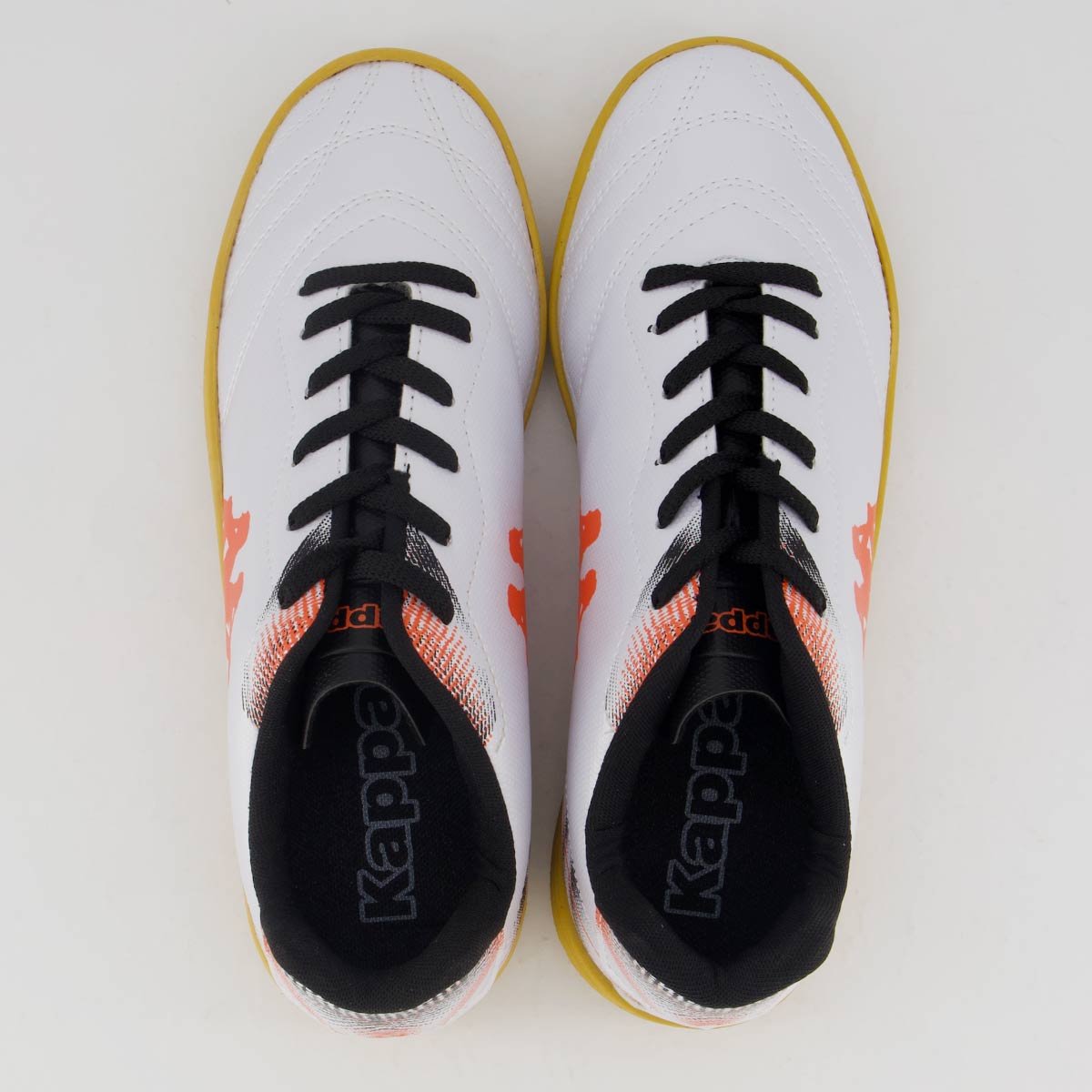 Chuteira Kappa Rapid Futsal Prata e Laranja Prata/Laranja 4