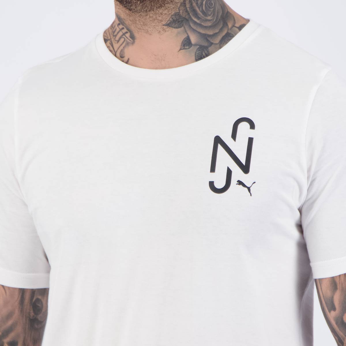 Camiseta Puma Neymar JR Relaxed Fit Branca Branco 5