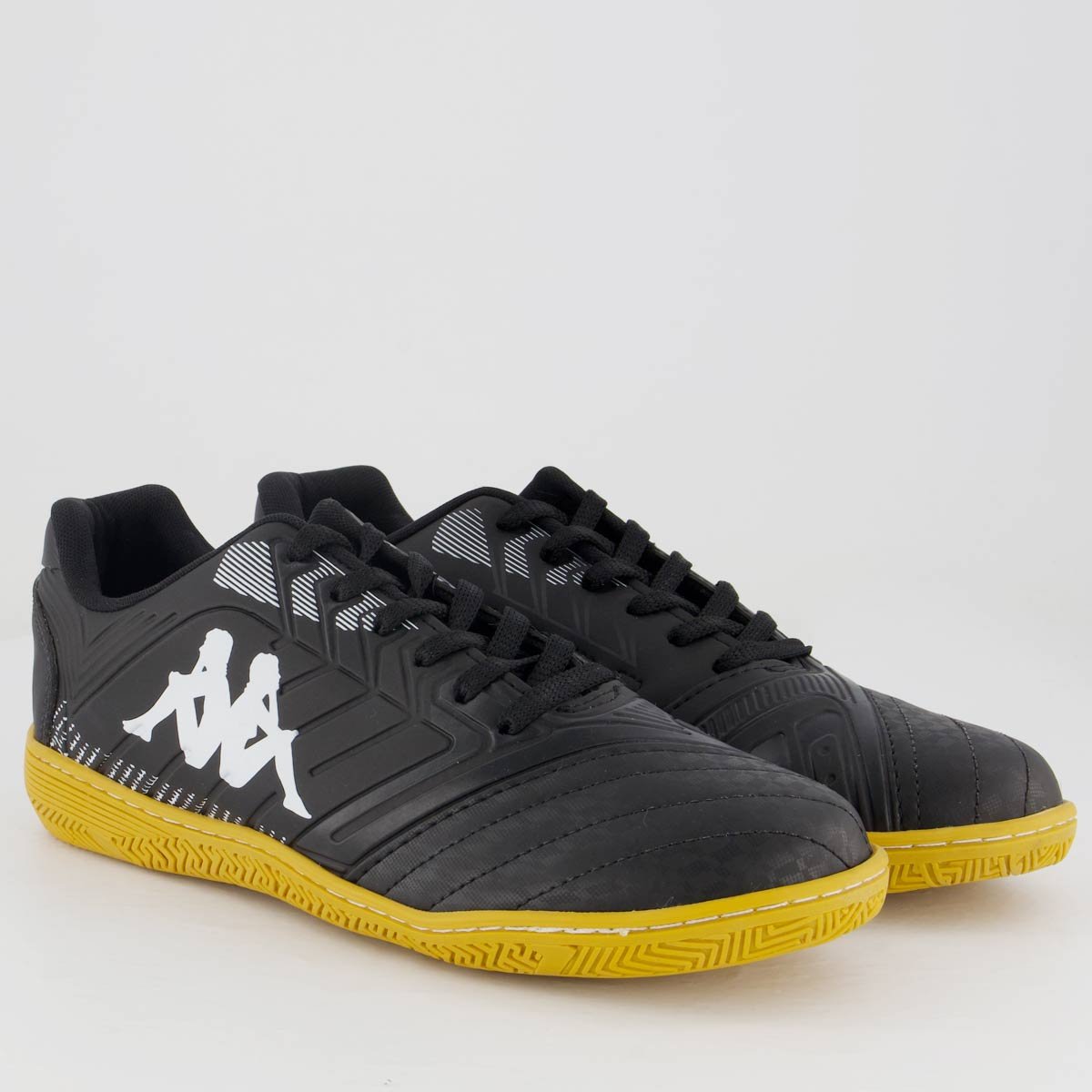 Chuteira Kappa Striker X Futsal Preta e Branca Preta/Branca 2