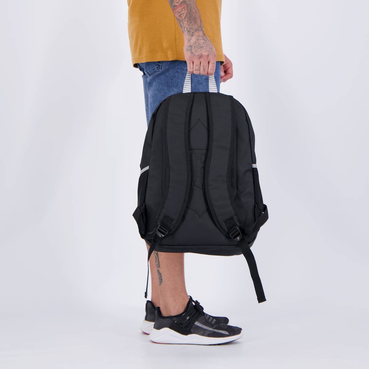 Mochila NFL Raiders Esportiva Preto 3