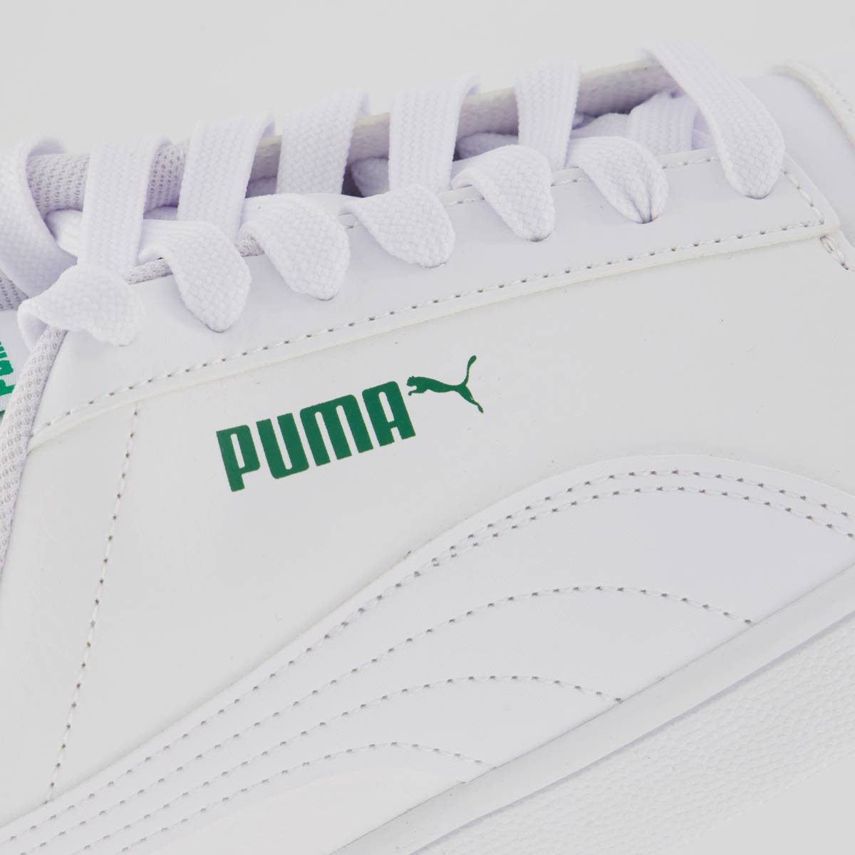Tênis Puma Shuffle Branco e Verde Branco/Verde 7