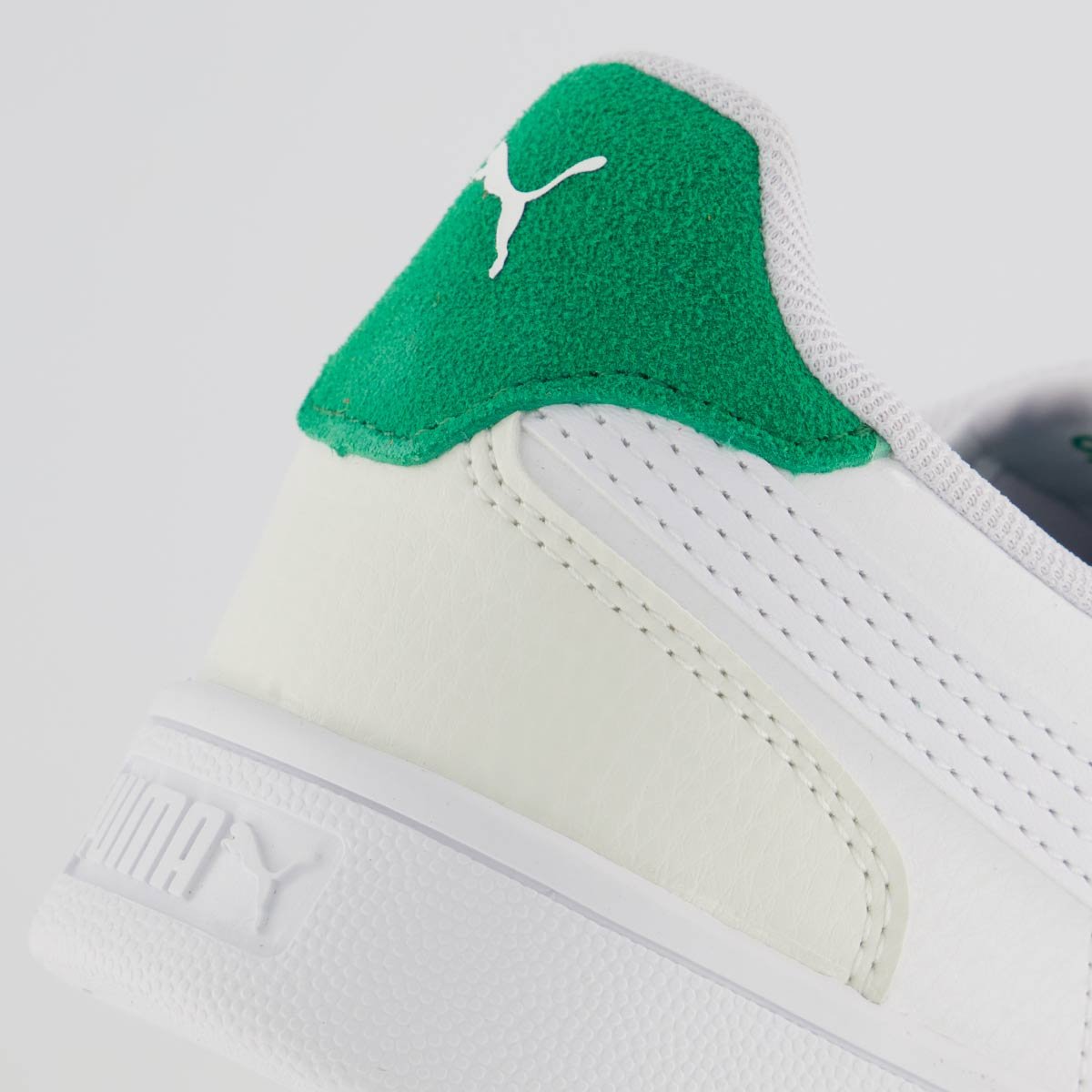 Tênis Puma Shuffle Branco e Verde Branco/Verde 6