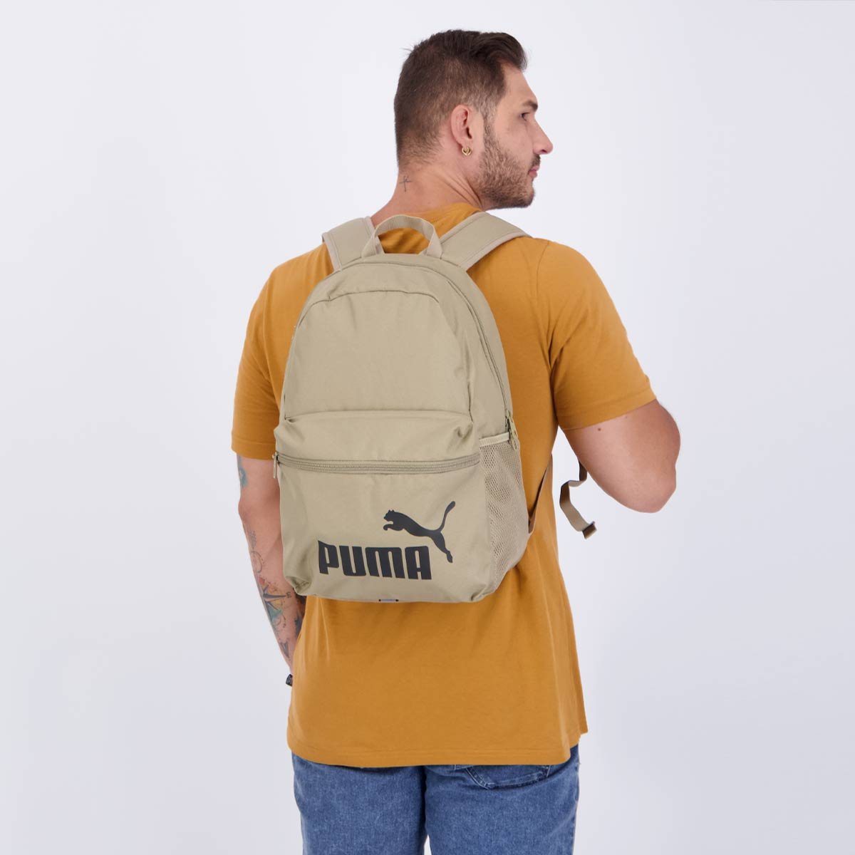 Mochila Puma Phase Bege e Preta Bege/Preta 1
