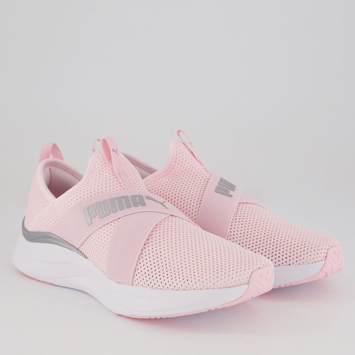Tênis Puma Softride Harmony Slip Feminino Rosa e Branco Rosa/Branco 2