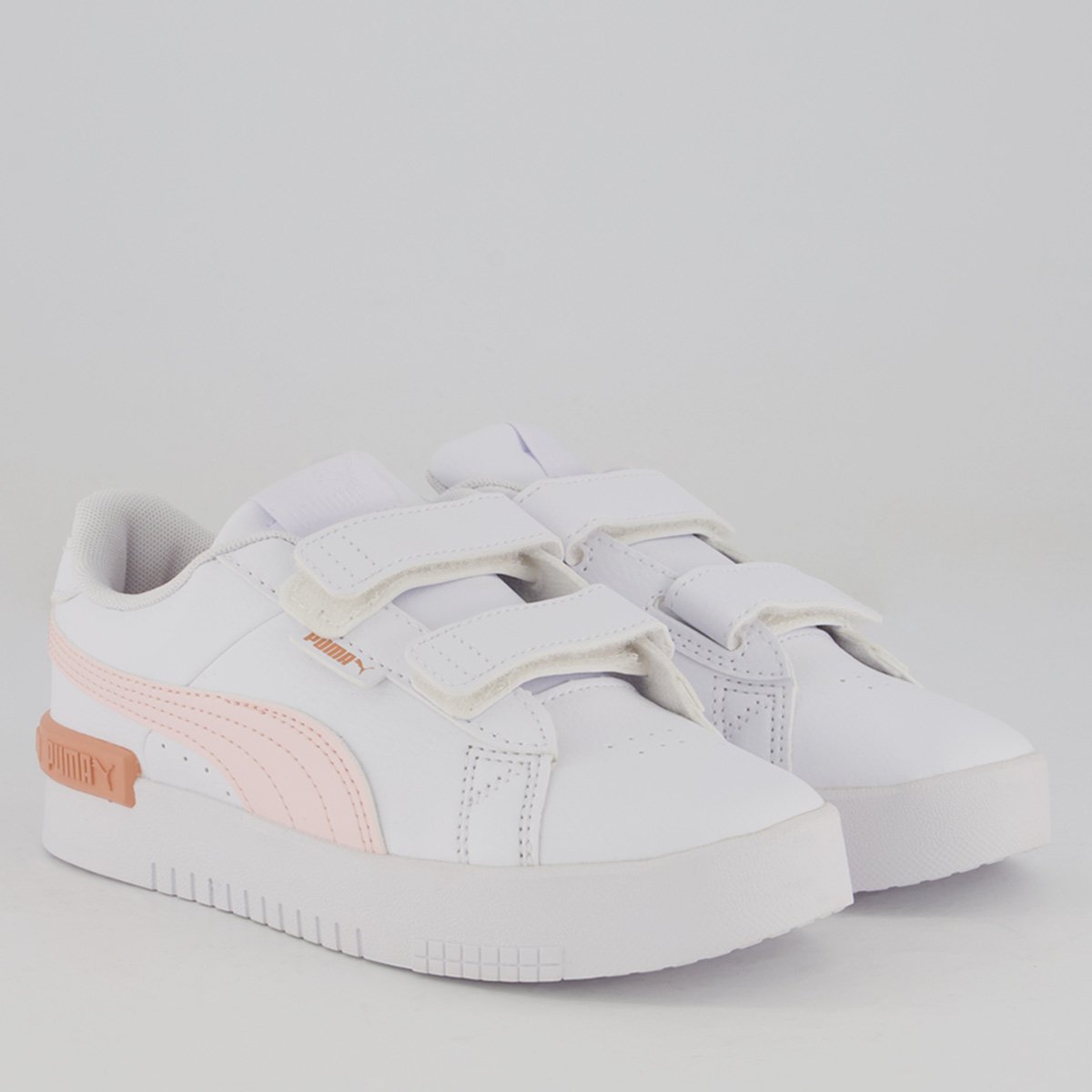 Tênis Puma Jada Juvenil Branco e Rosa Branco/Rosa 2