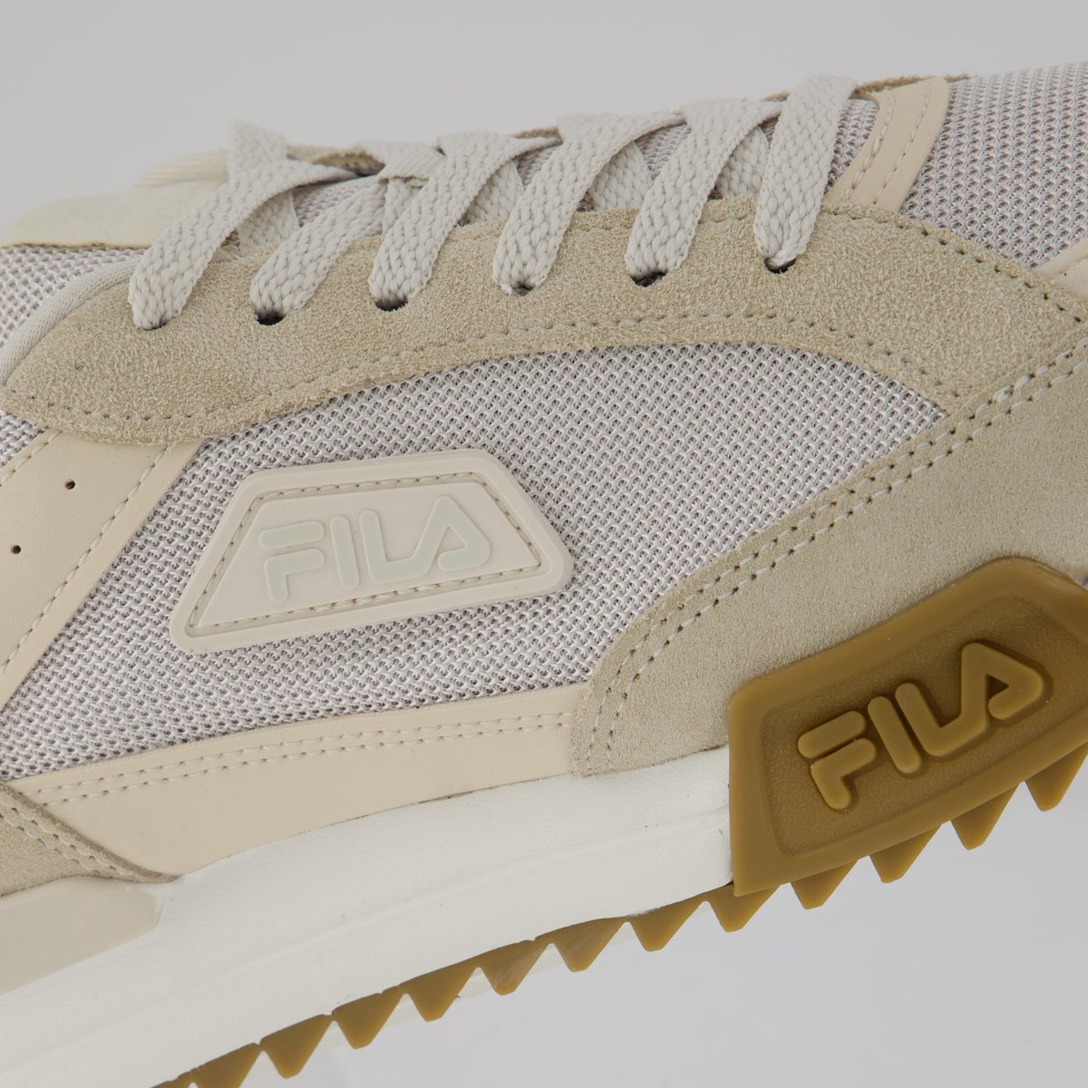 Tênis Fila Retro Blazer Bege e Branco Bege/Branco 7