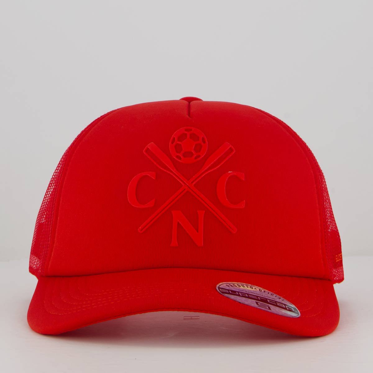 Boné Náutico Trucker Vermelho Vermelho 2