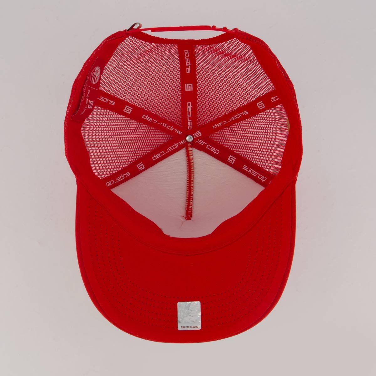 Boné Náutico Trucker Vermelho Vermelho 4