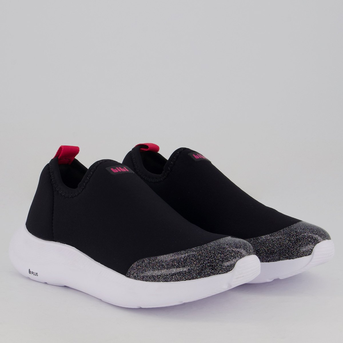 Tênis Bibi Action Juvenil Preto e Rosa Preto/Rosa 2