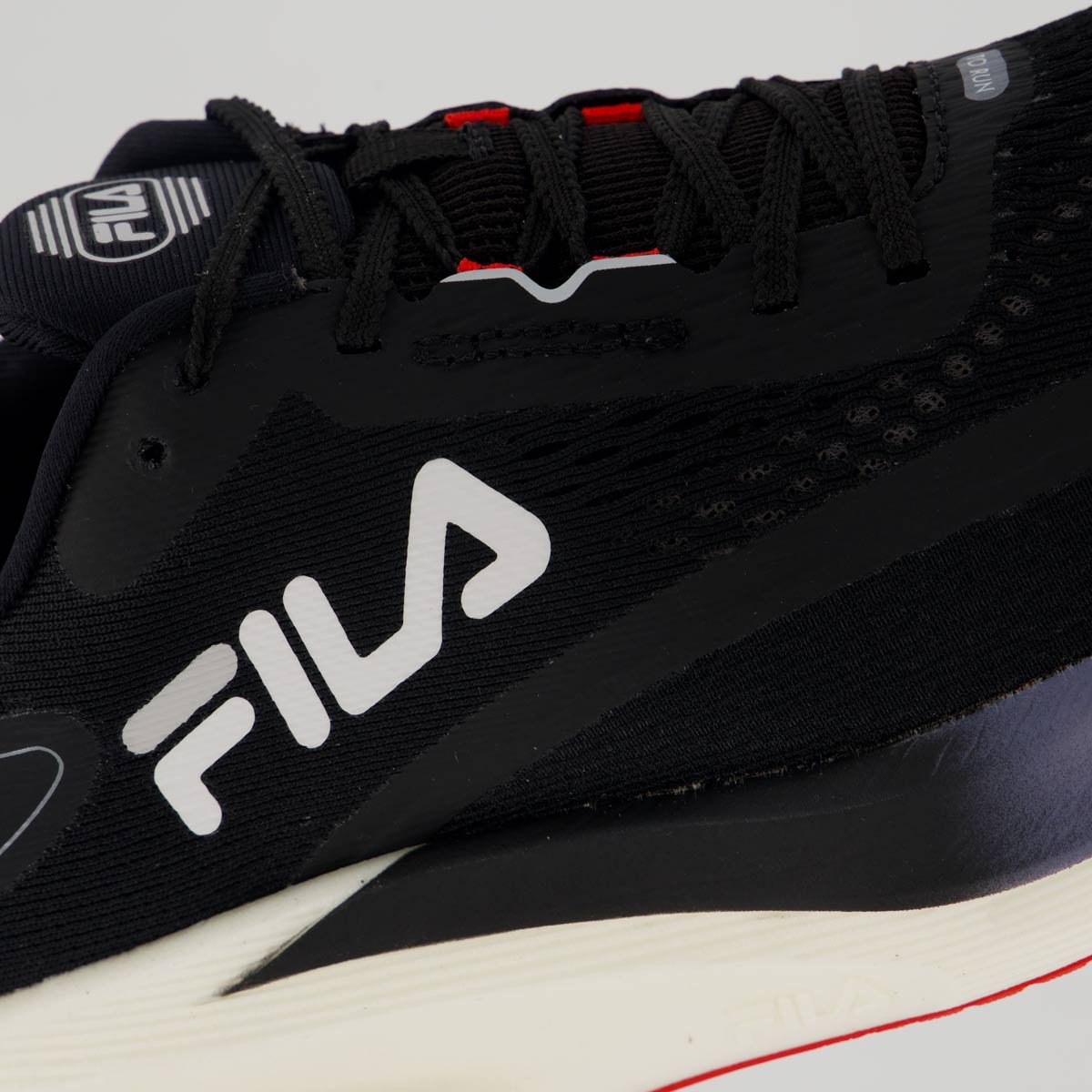 Tênis Fila Racer T2 Extreme Preto Azul Granito e Vermelho Preto/Azul 7
