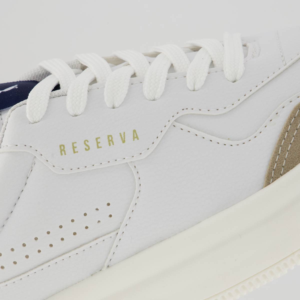 Tênis Reserva Troy Branco e Bege Branco/Bege 7
