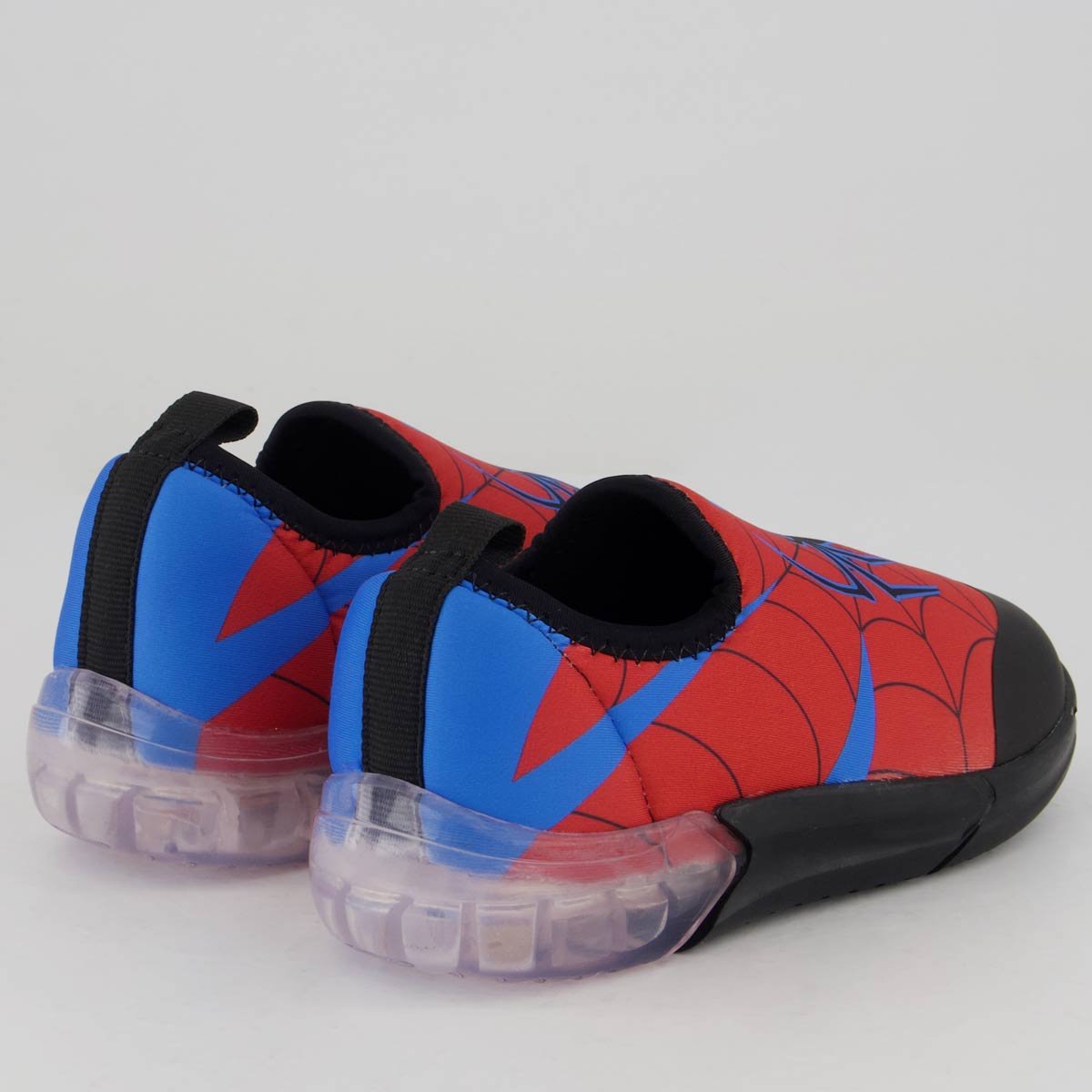 Tênis Bibi Luzes Space Homem Aranha Infantil Vermelho Vermelho 3