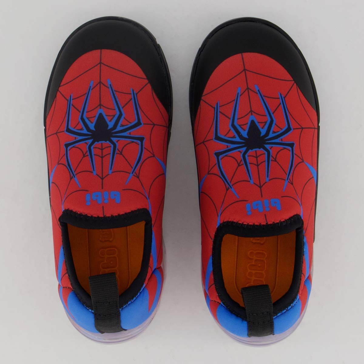 Tênis Bibi Luzes Space Homem Aranha Infantil Vermelho Vermelho 4