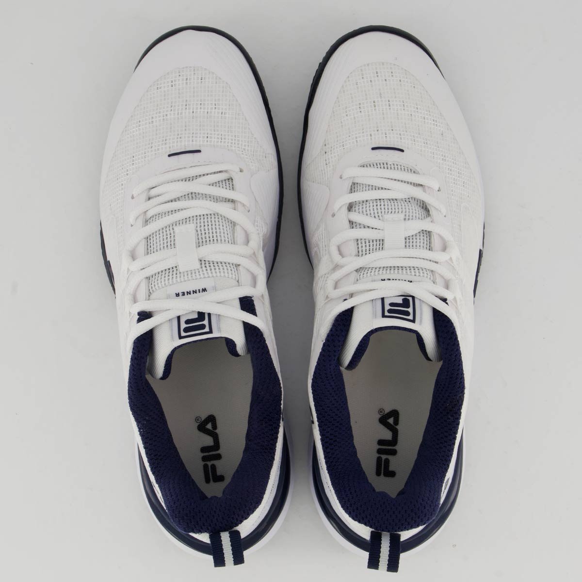 Tênis Fila Winner Clay Branco Marinho e Verde Branco/Azul 4