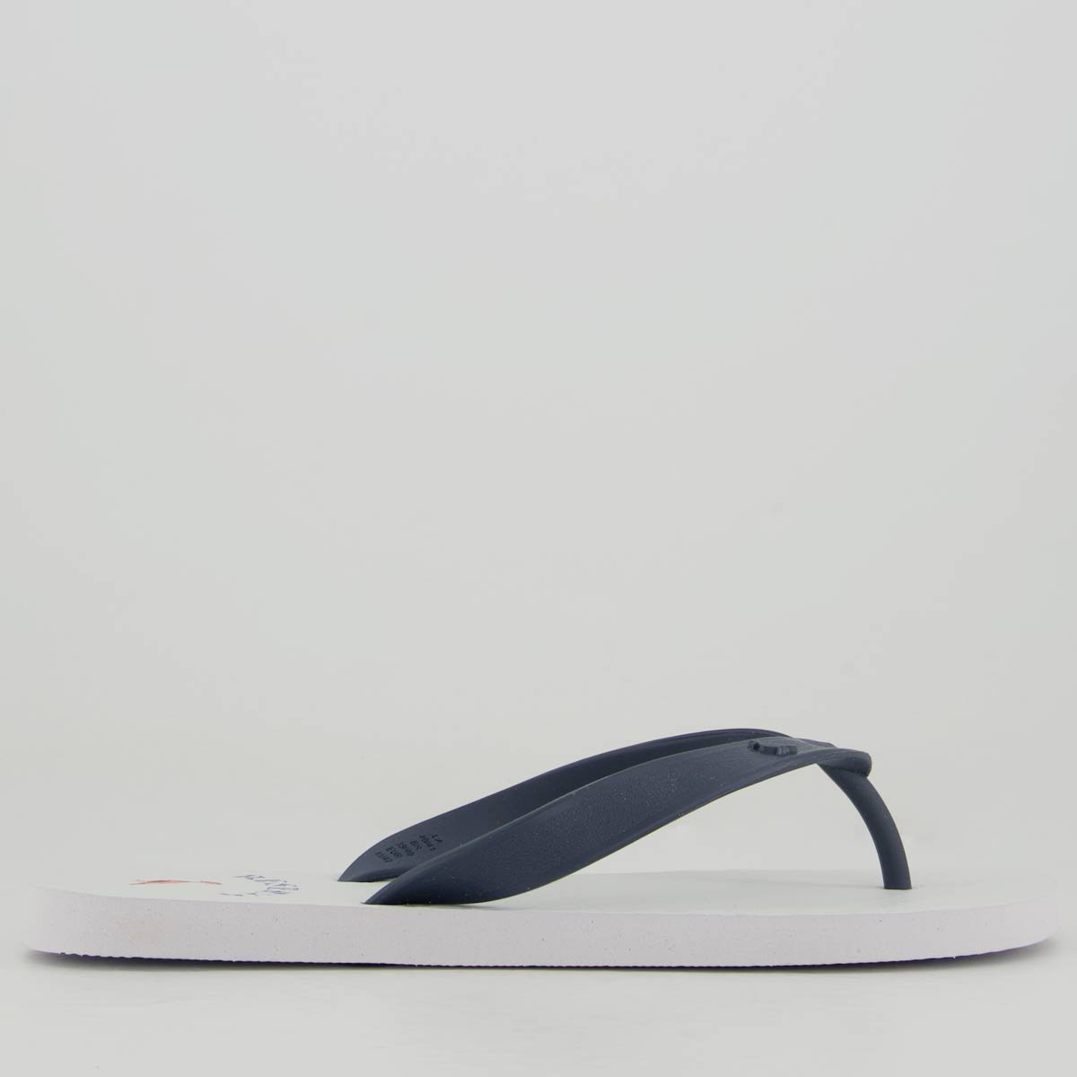 Chinelo Reserva Yatch Branco e Marinho Branco/Azul 2