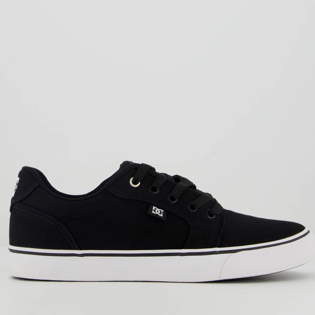 Tênis DC Anvil TX LA TN Preto e Branco Preto/Branco 1