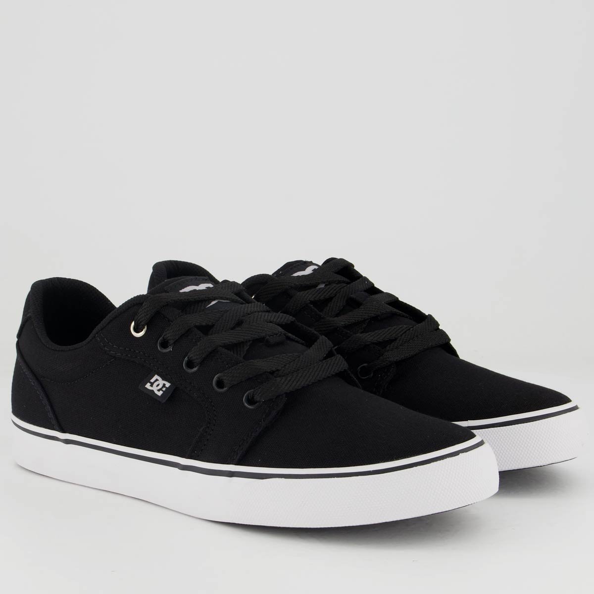 Tênis DC Anvil TX LA TN Preto e Branco Preto/Branco 2