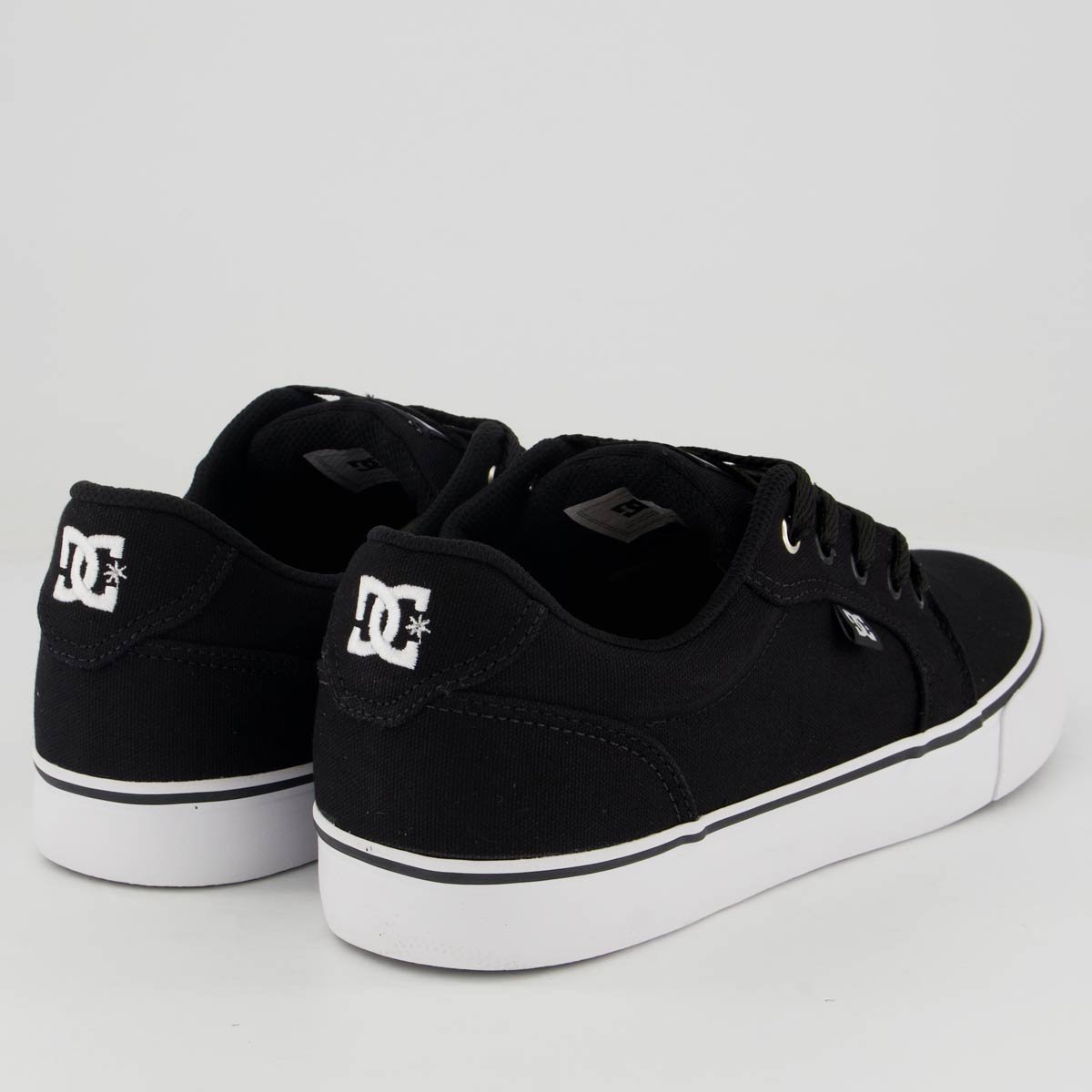 Tênis DC Anvil TX LA TN Preto e Branco Preto/Branco 3