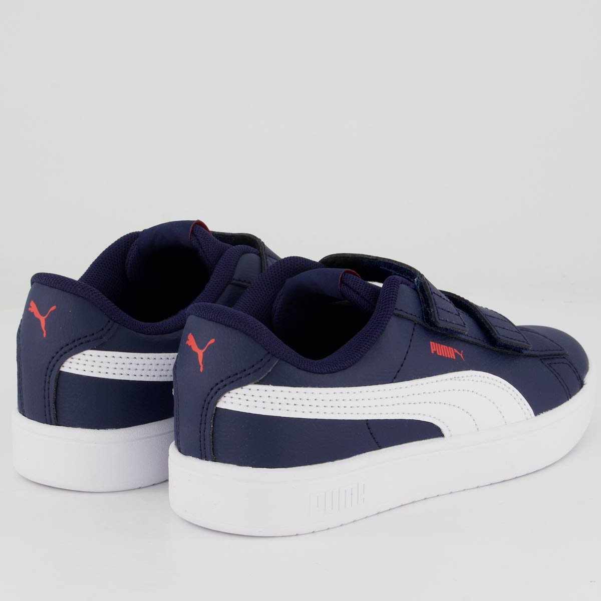 Tênis Puma Rickie Classic V Juvenil Marinho e Branco Marinho/Branco 3