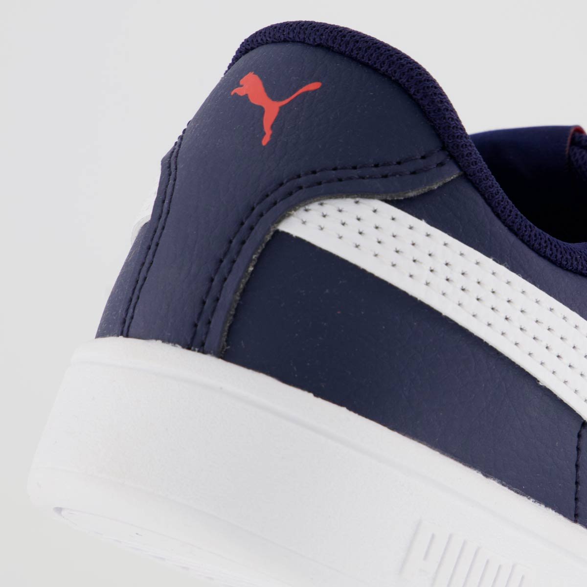 Tênis Puma Rickie Classic V Juvenil Marinho e Branco Marinho/Branco 6