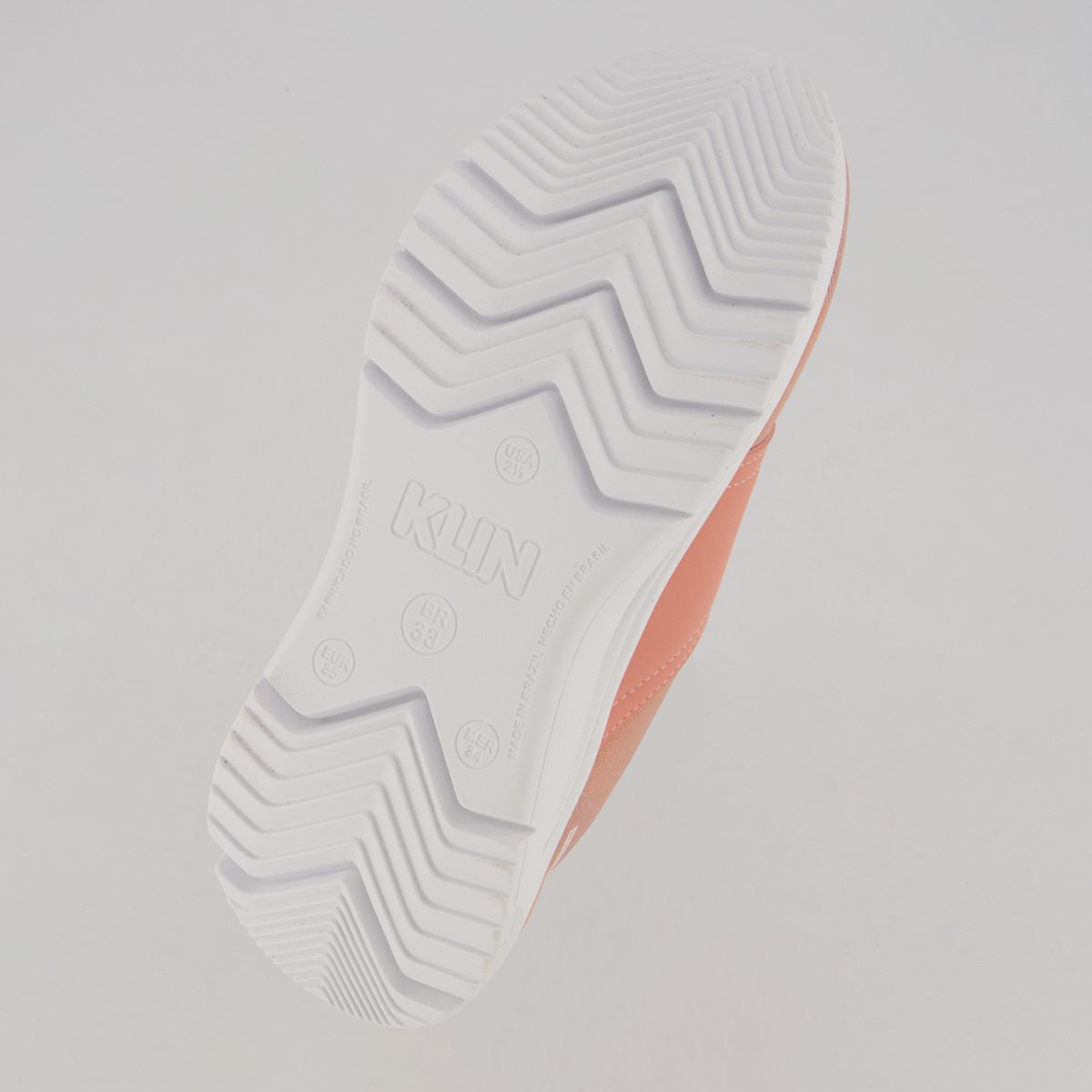 Tênis Klin New Sport Juvenil Salmão Bege 5