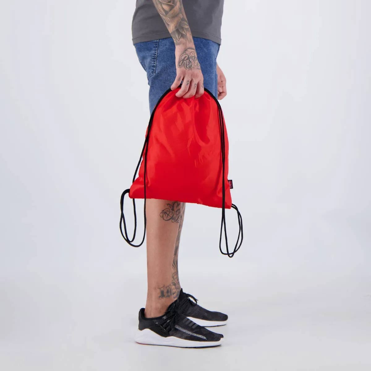 Kit Sestini Mochila Saquinho e Estojo Chicago Bulls Vermelho Vermelho 3