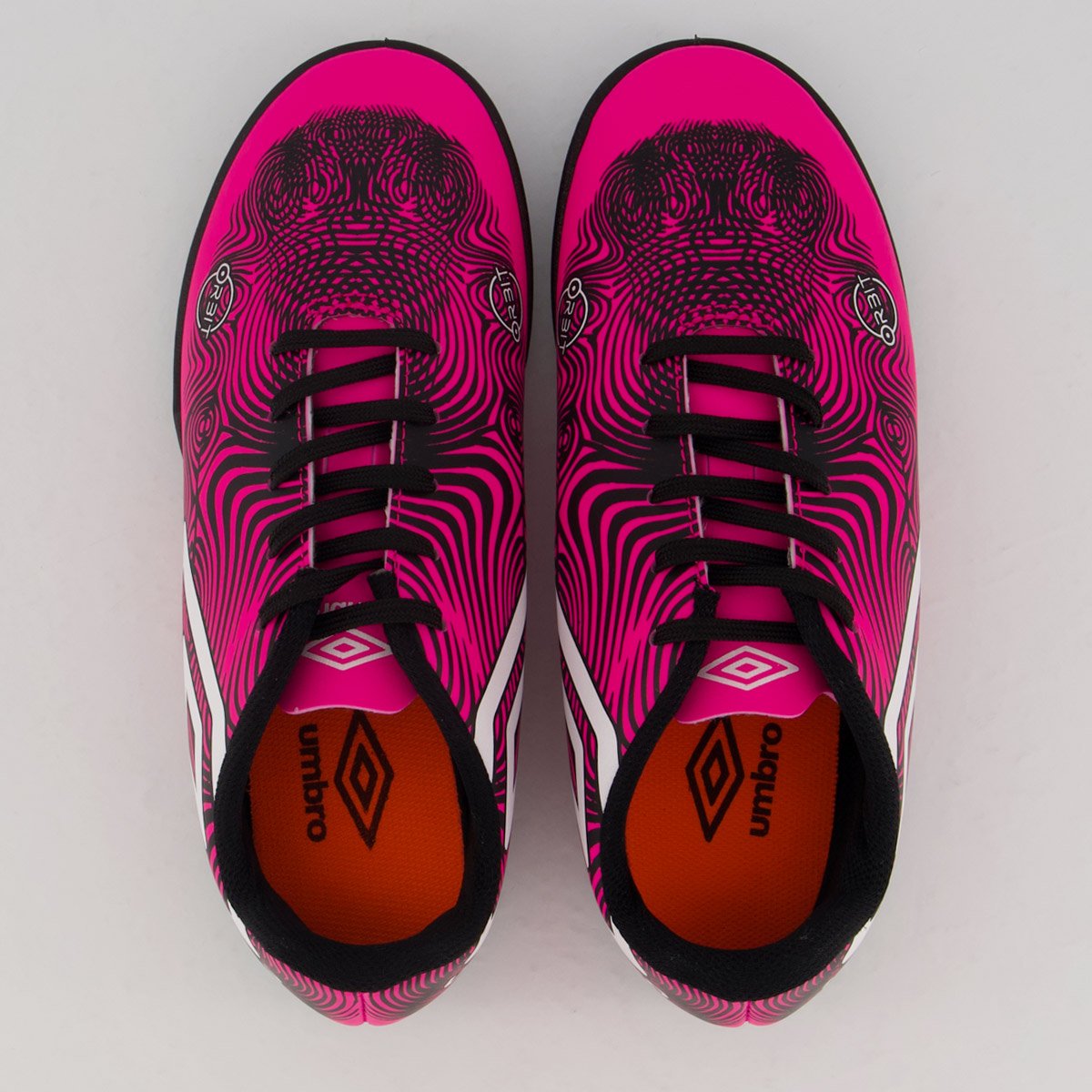 Chuteira Umbro Orbit Society Juvenil Rosa Rosa 4
