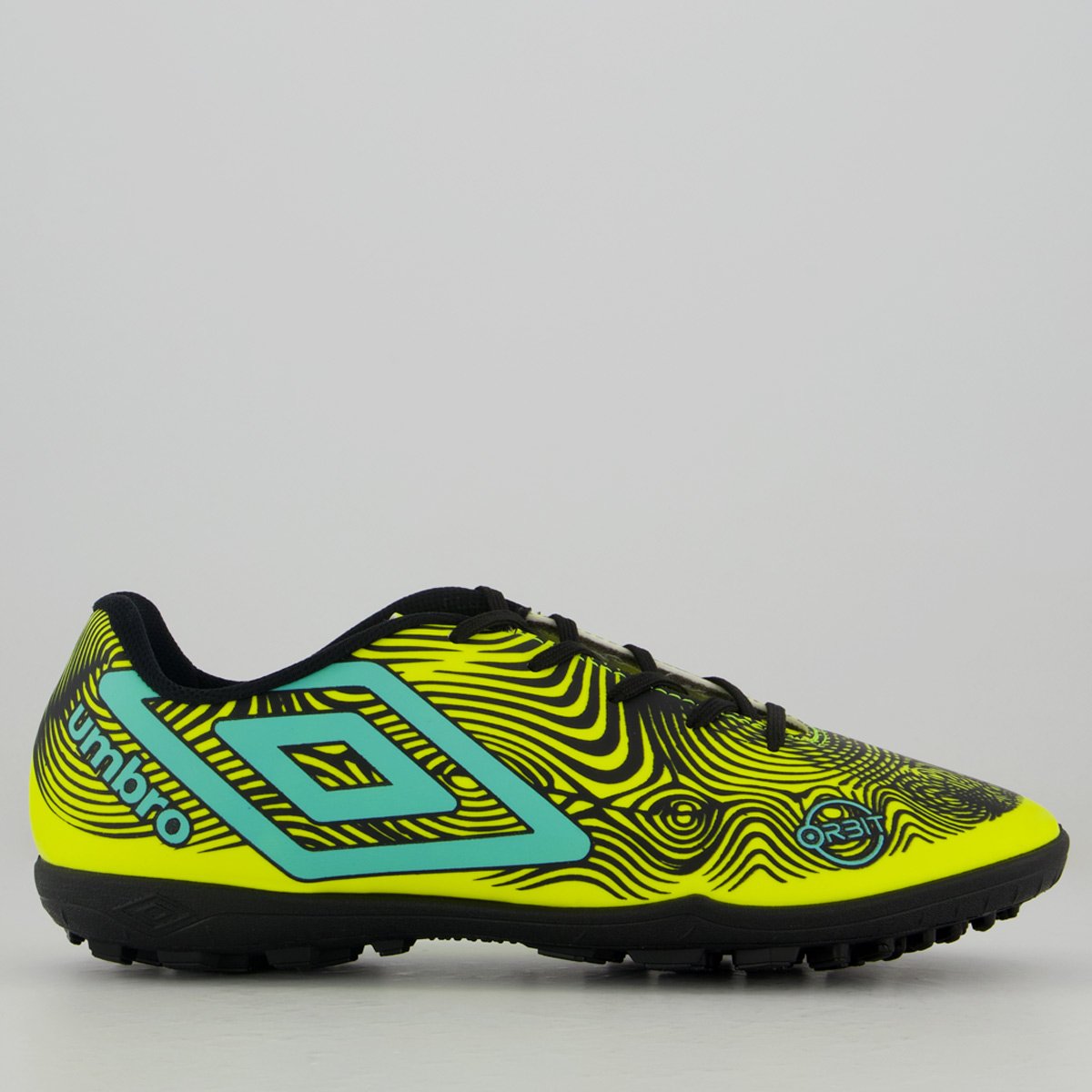 Chuteira Umbro Orbit Society Verde e Preta