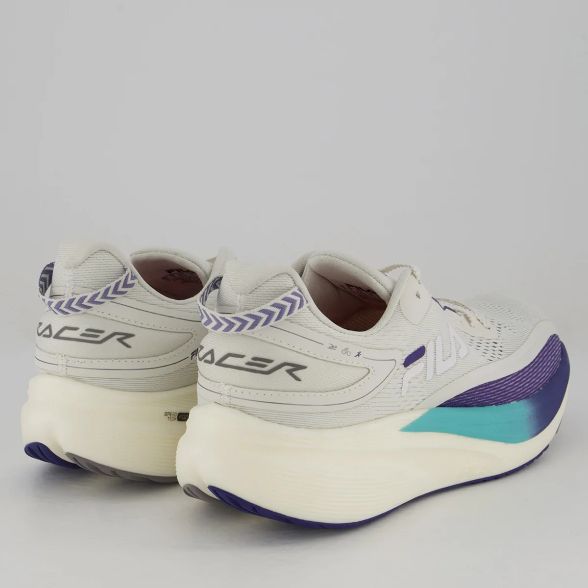 Tênis Fila Racer T2 Extreme Off White e Azul Branco/Azul 3