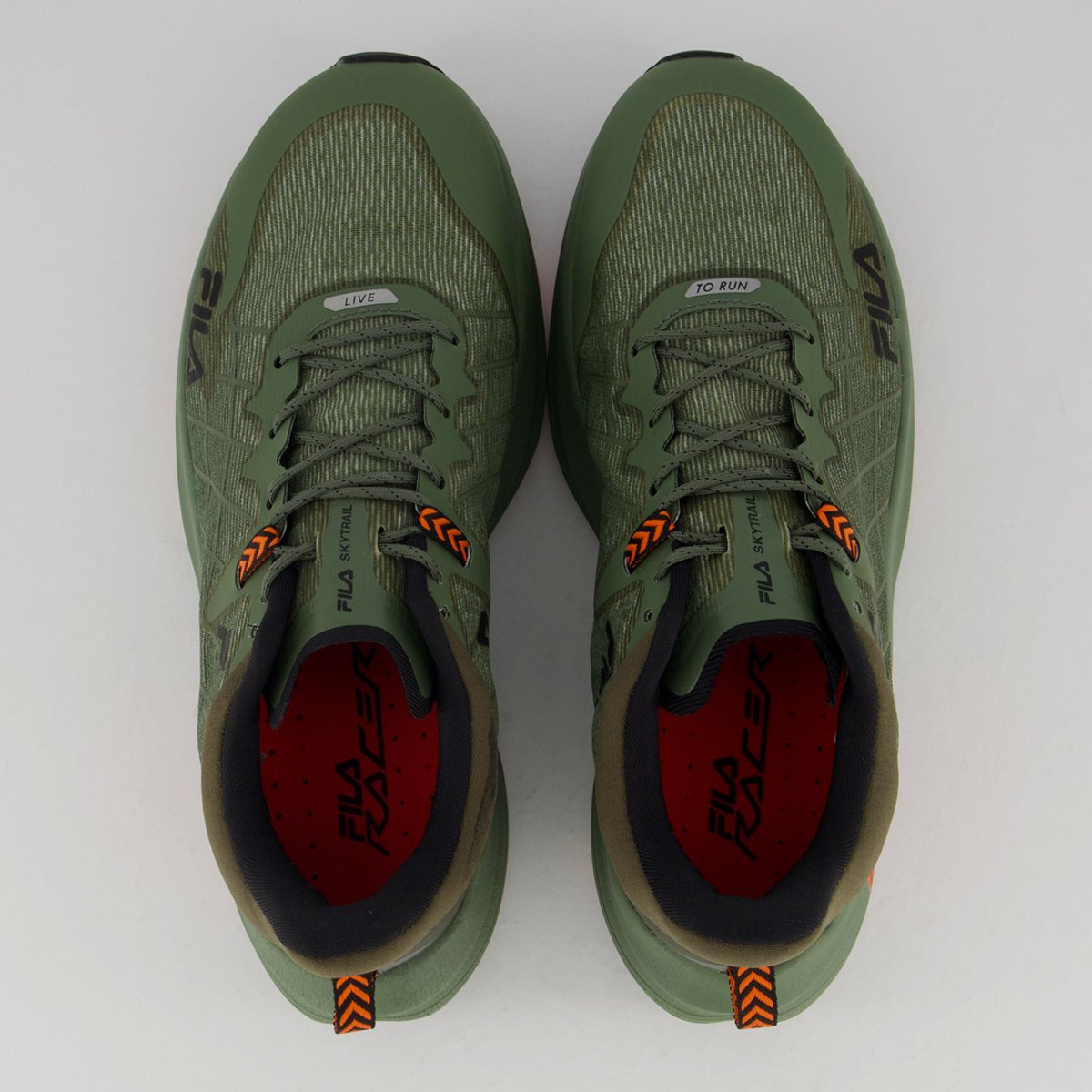 Tênis Fila Racer Skytrail Verde e Laranja Verde/Laranja 4