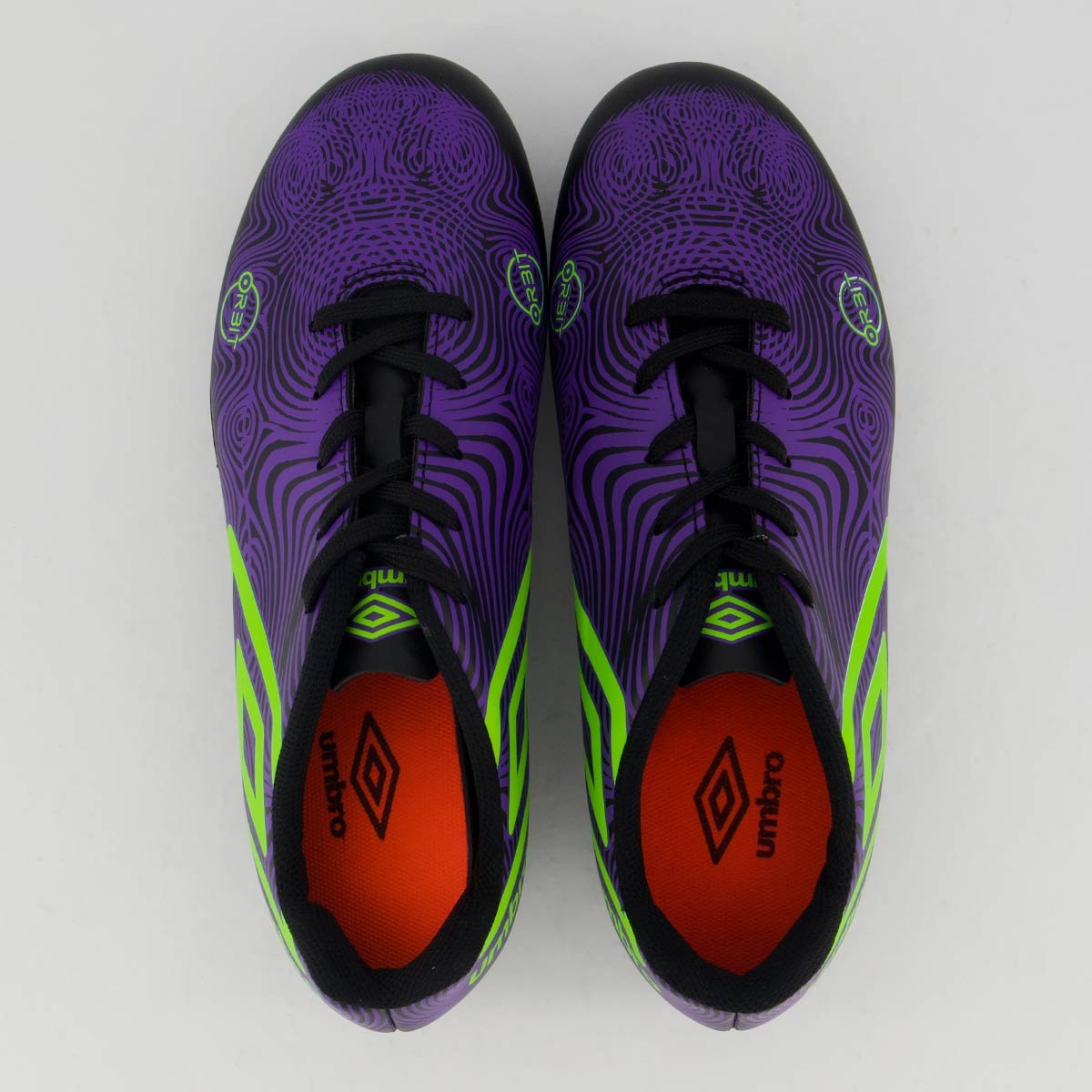 Chuteira Umbro Orbit Campo Juvenil Preta e Verde Preto/Verde 4