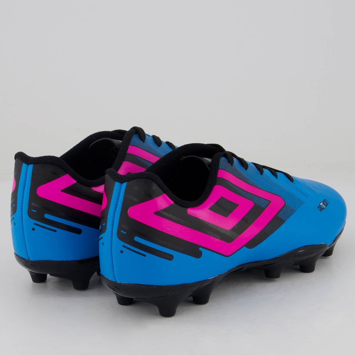 Chuteira Umbro Action Campo Juvenil Azul e Rosa Azul/Rosa 3