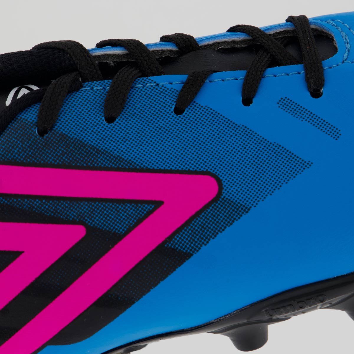 Chuteira Umbro Action Campo Juvenil Azul e Rosa Azul/Rosa 7