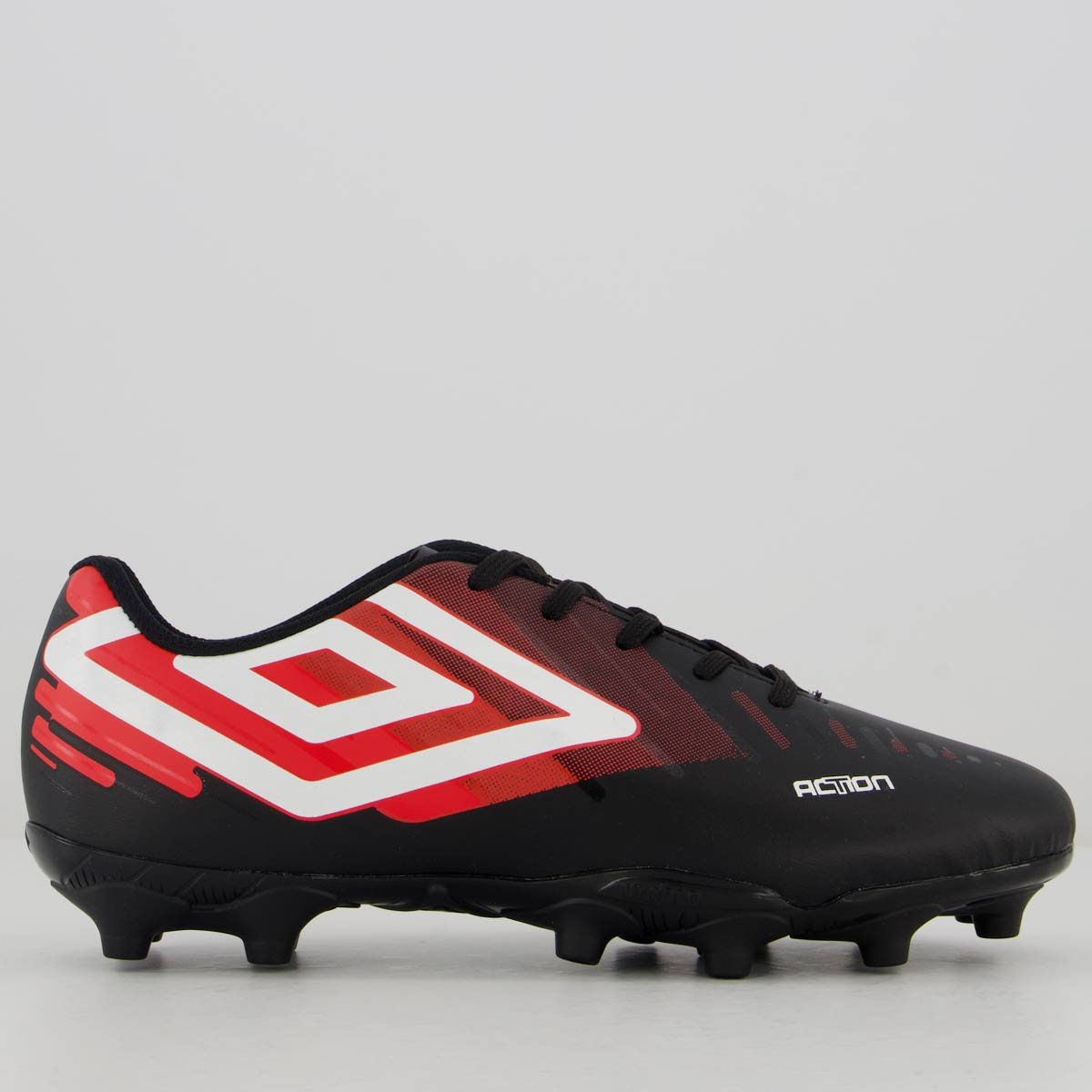 Chuteira Umbro Action Campo Juvenil Preta