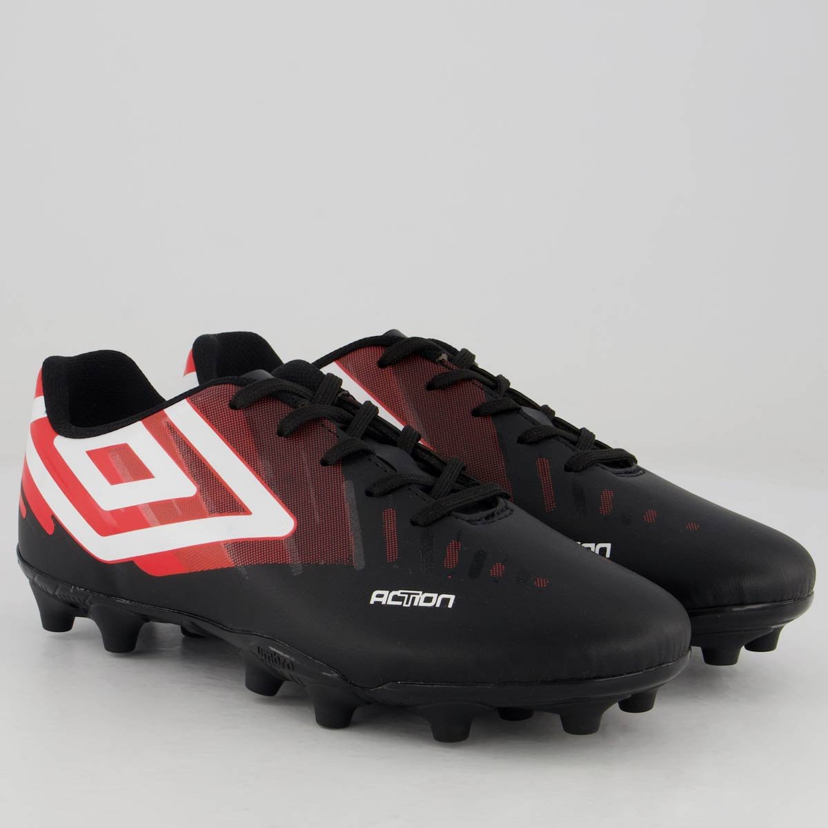 Chuteira Umbro Action Campo Juvenil Preta Preto 2