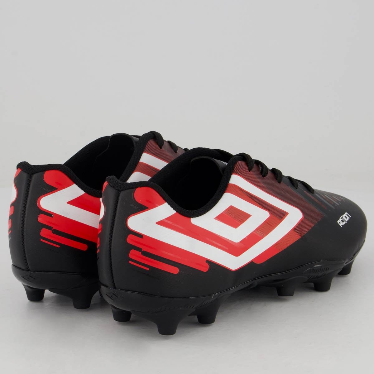 Chuteira Umbro Action Campo Juvenil Preta Preto 3
