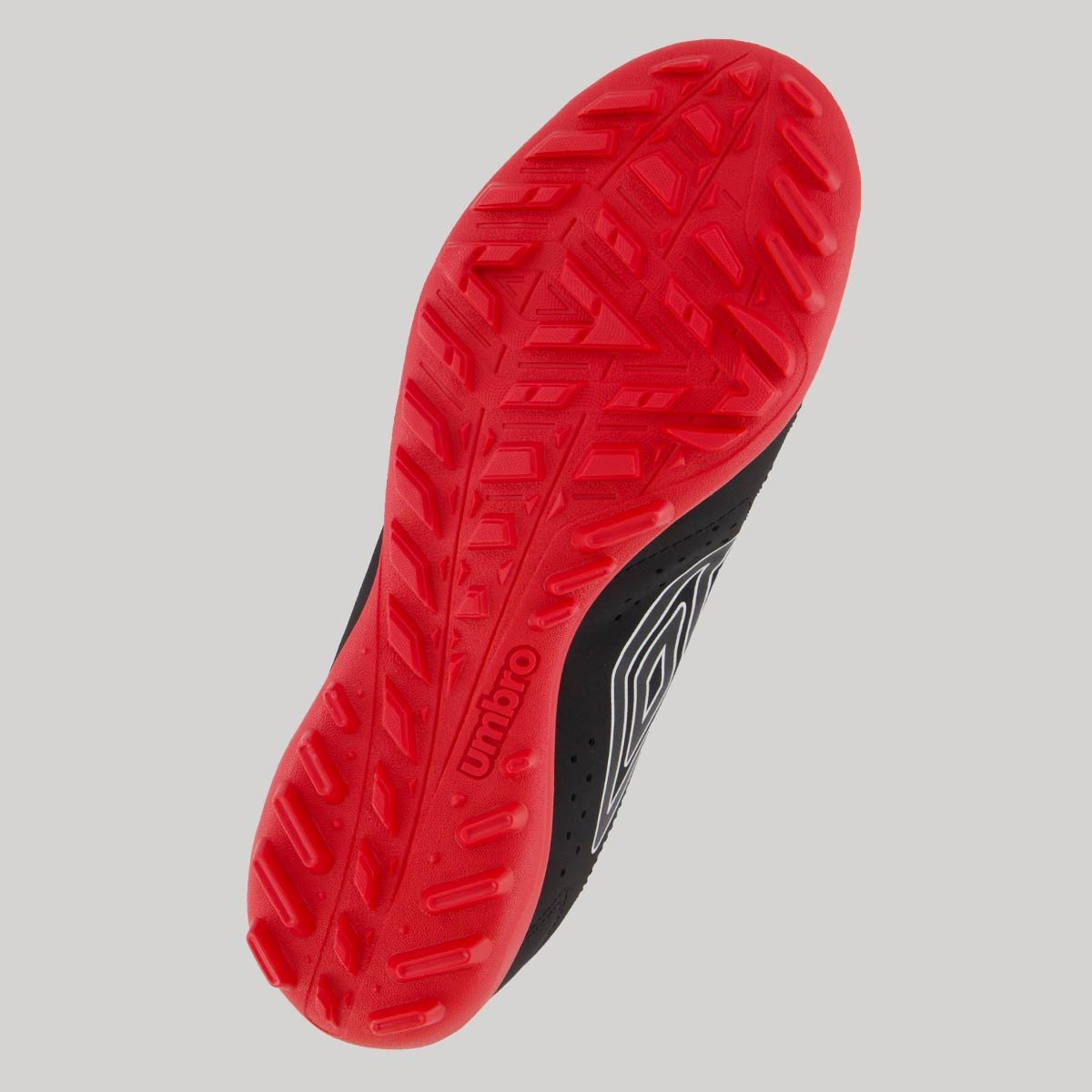 Chuteira Umbro Neo Striker Society Preta e Vermelha Preto/Vermelho 5