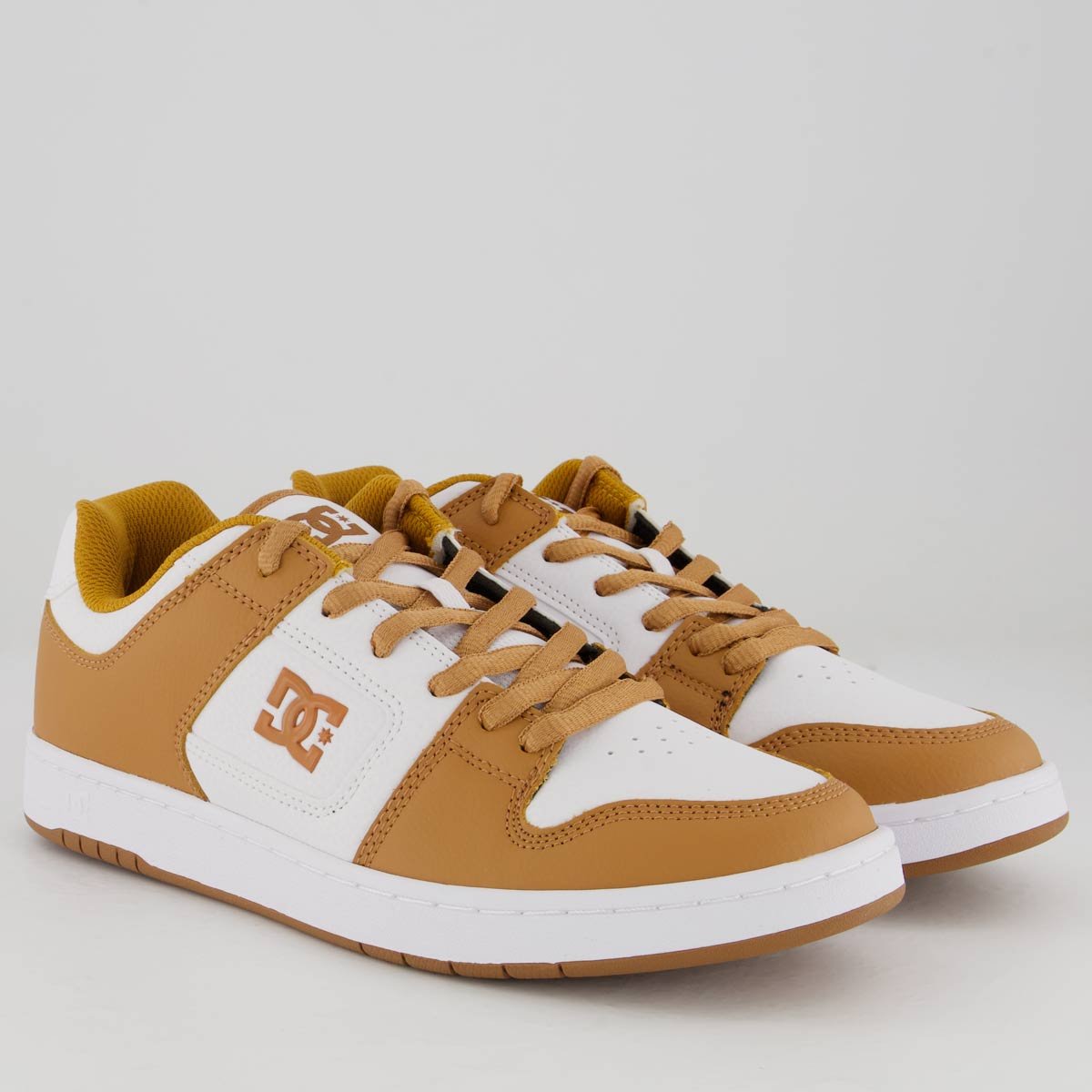 Tênis DC Manteca 4 Branco e Marrom Branco/Marrom 2