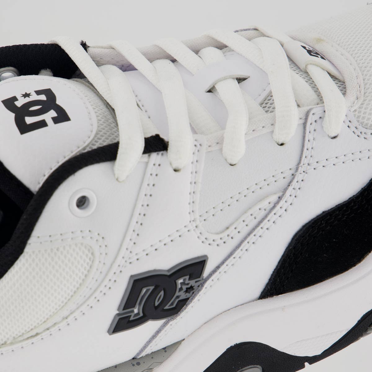 Tênis DC Ascend S Imp Branco e Preto Branco/Preto 4