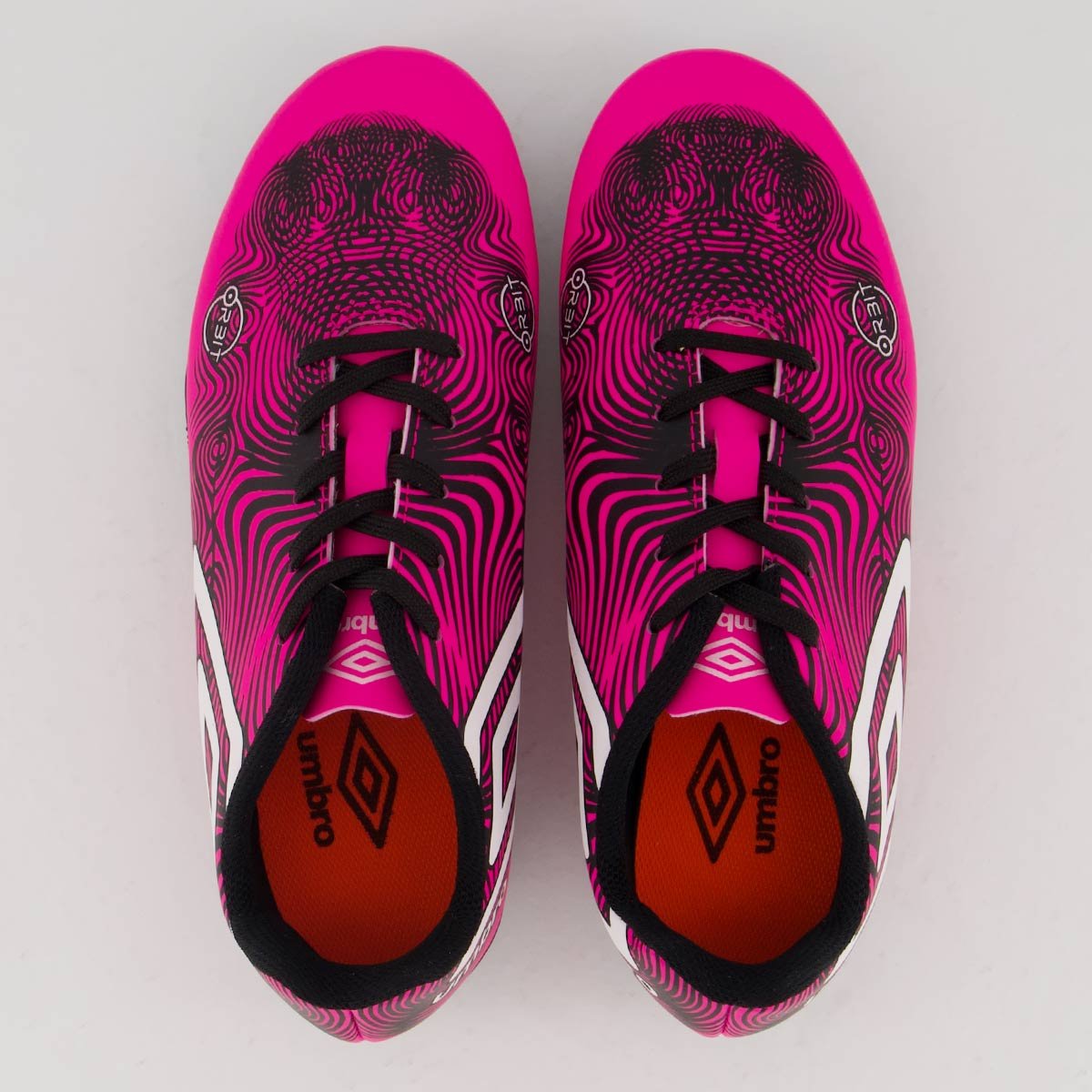 Chuteira Umbro Orbit Campo Juvenil Rosa Rosa 4