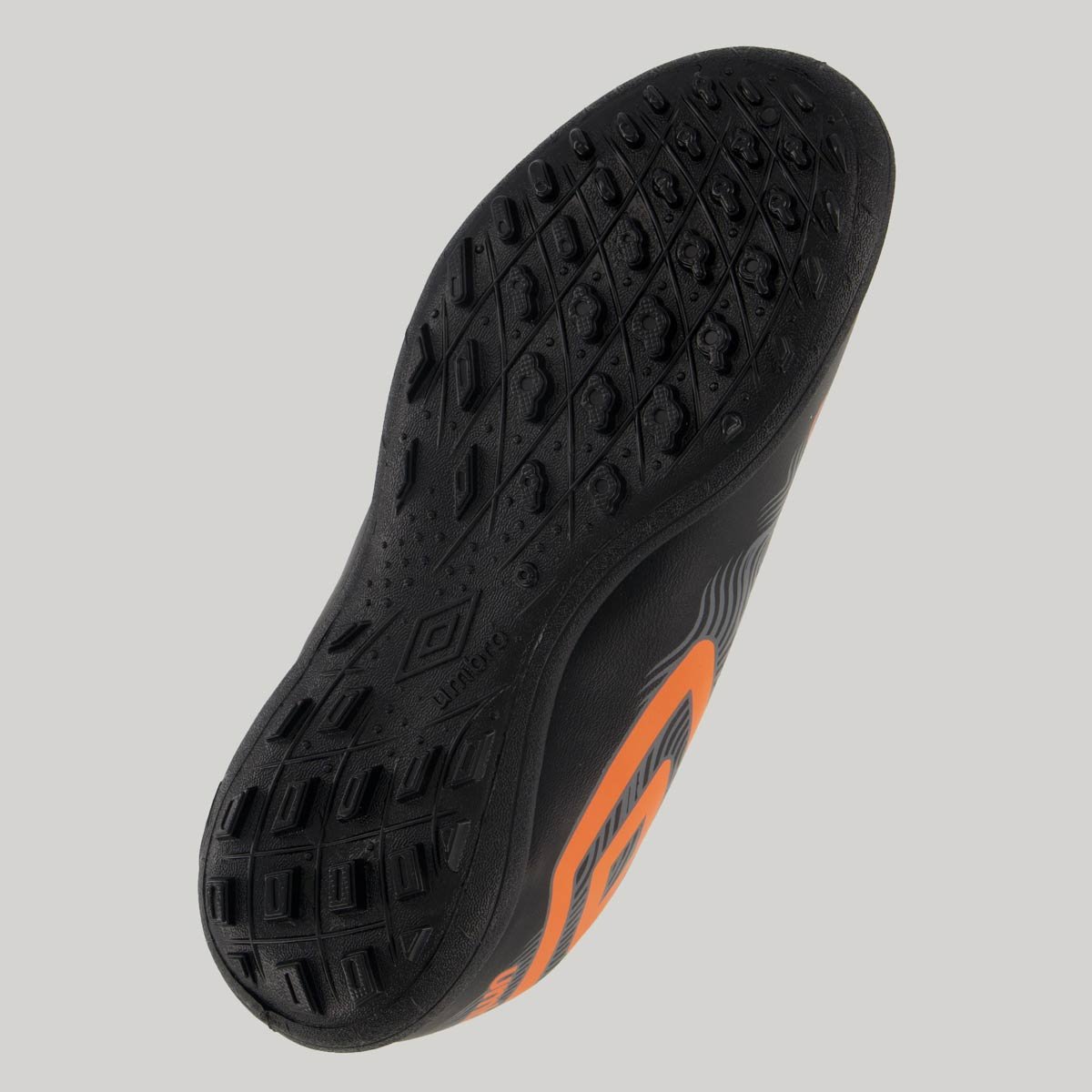 Chuteira Umbro Orbit Society Juvenil Preta e Laranja Preto/Laranja 5