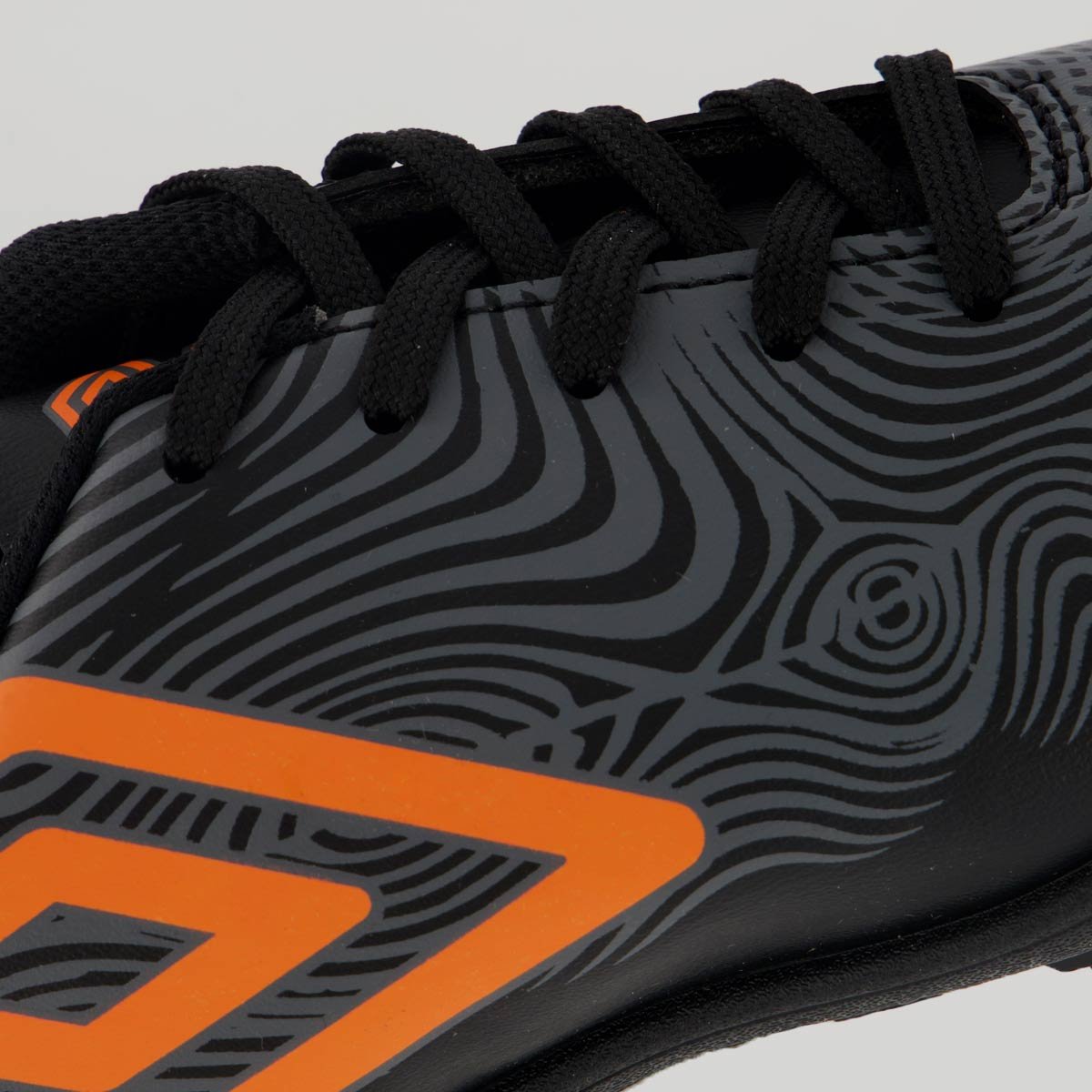 Chuteira Umbro Orbit Society Juvenil Preta e Laranja Preto/Laranja 7