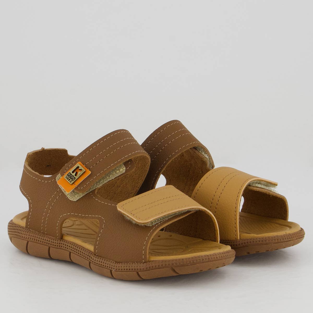 Papete Klin Tic Tac Infantil Marrom e Bege Marrom/Bege 2