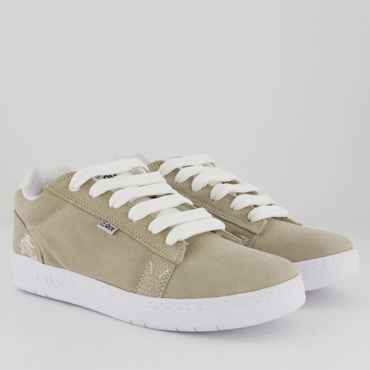 Tênis Qix Chorão Collab Allan Mesquita Bege Bege 2