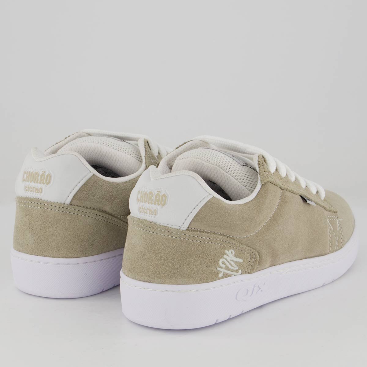 Tênis Qix Chorão Collab Allan Mesquita Bege Bege 3