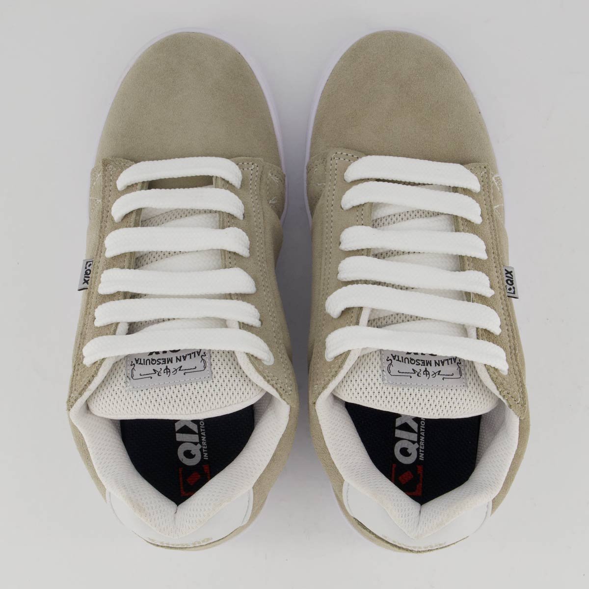 Tênis Qix Chorão Collab Allan Mesquita Bege Bege 4