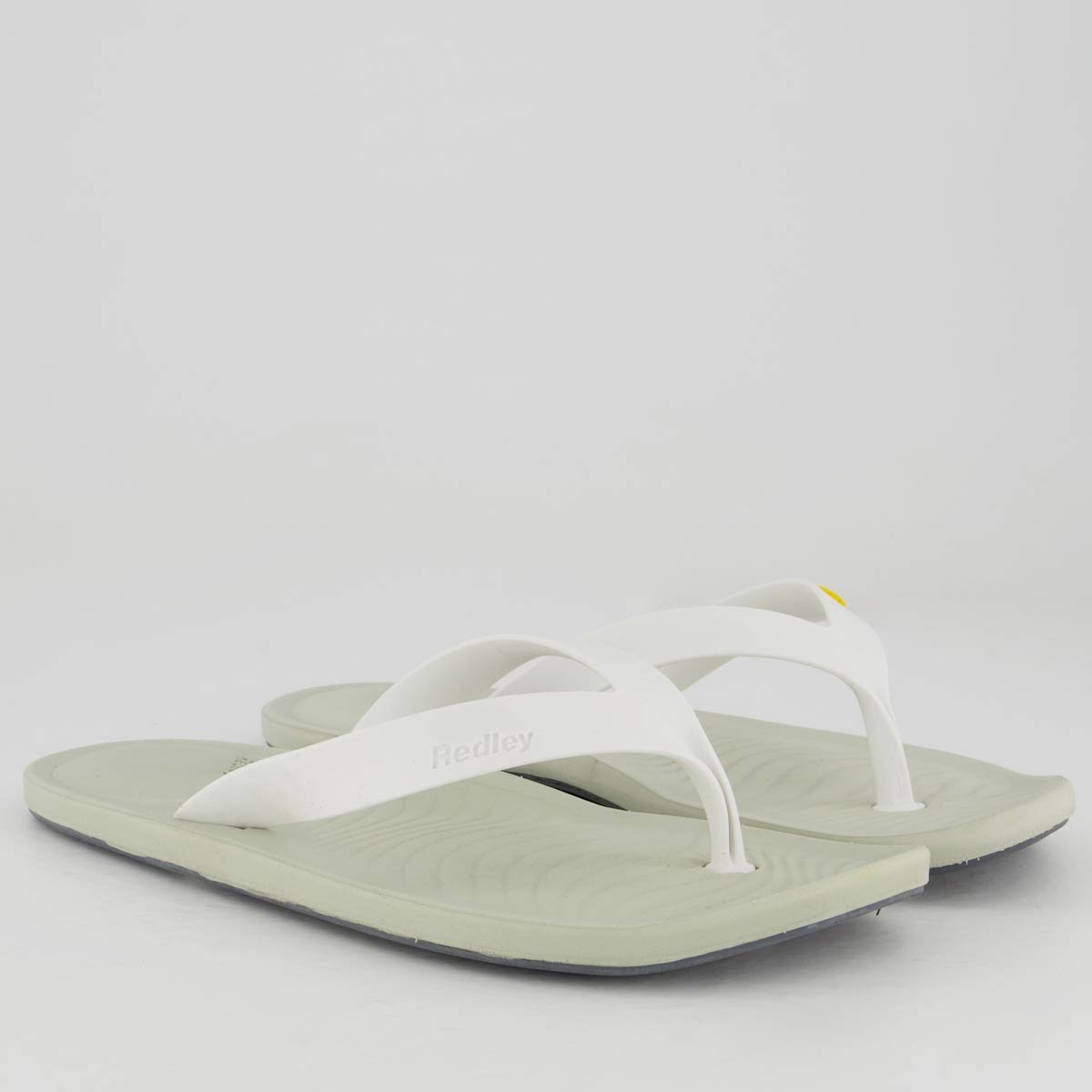 Chinelo Redley Solar Branco e Cinza Branco/Cinza 3